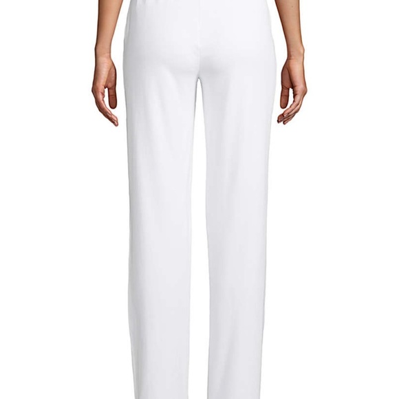 Women's Petite Sport Knit High Rise Elastic Waist Pull On Pants - Picture 2 of 5